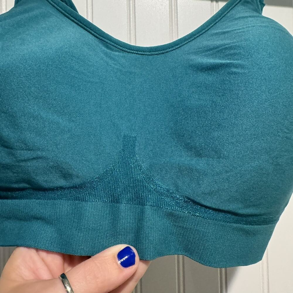 Truekind Teal Daily Comfort Wire Free Shaper Bra Plus Suze 3X NEW - Picture 2 of 5